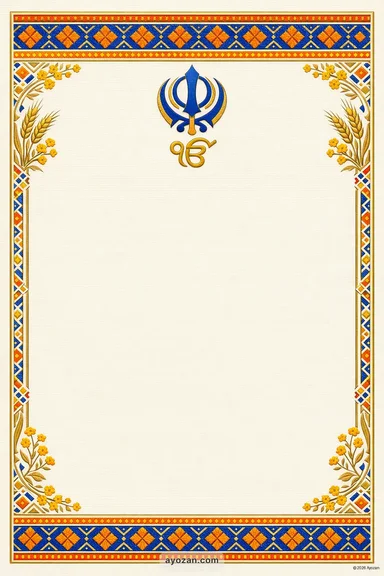 Punjabi Wedding · Classic — Sikh Wedding invitation card design