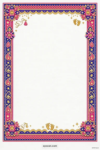 Eastern Baby Shower · Contemporary — Baby Shower card design