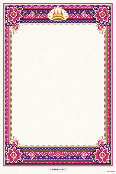 Eastern Birthday · Contemporary — Birthday card design