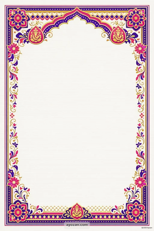 Eastern Corporate · Contemporary — East Indian Hindu Modern Corporate Gala invitation card design from Ayozan