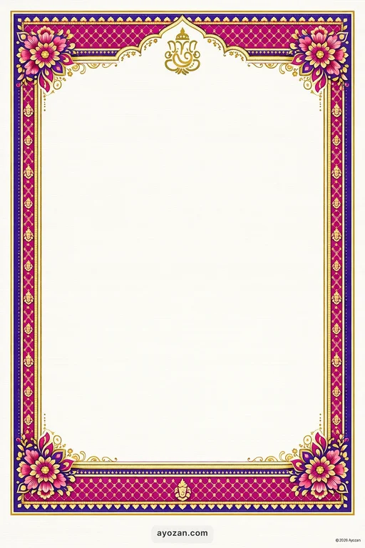 Eastern Engagement · Contemporary — East Indian Hindu Modern Engagement invitation card design from Ayozan