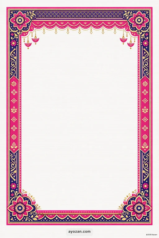 Eastern Ganesh Chaturthi · Contemporary — East Indian Hindu Modern Ganesh Chaturthi invitation card design from Ayozan