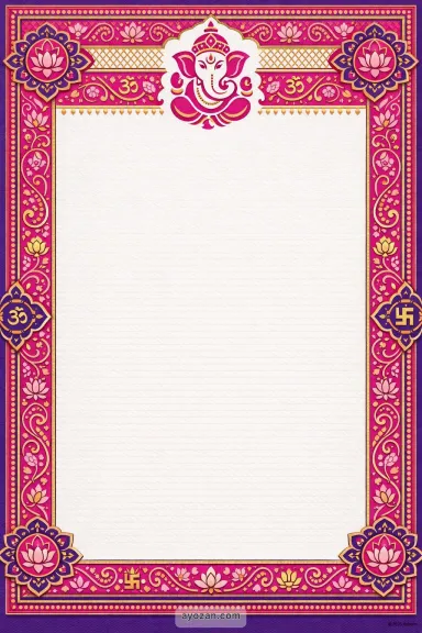 Eastern Wedding · Contemporary — Wedding card design