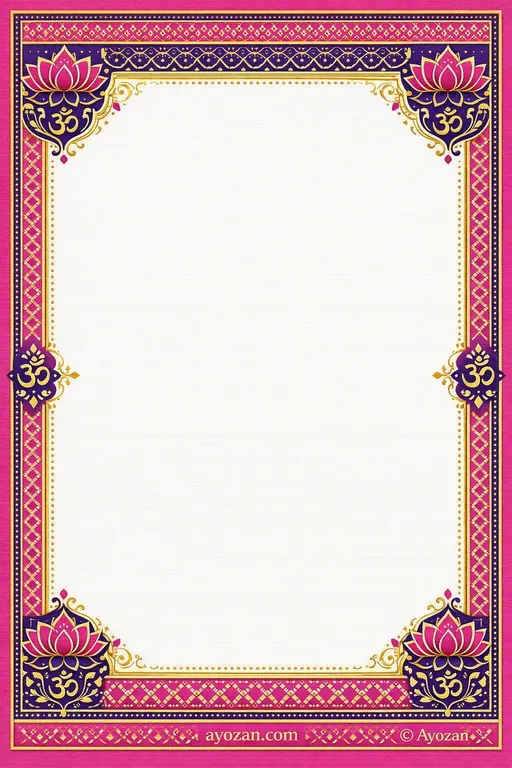 Eastern Mehndi · Contemporary — East Indian Hindu Modern Mehndi invitation card design from Ayozan