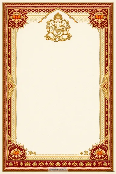 Eastern Wedding · Classic — Wedding card design