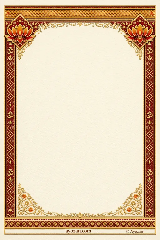 Eastern Mehndi · Classic — East Indian Hindu Traditional Mehndi invitation card design from Ayozan