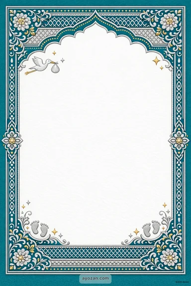Eastern Baby Shower · Contemporary — Baby Shower card design