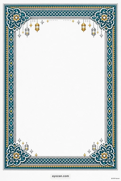 Eastern Eid · Contemporary — East Indian Muslim Modern Eid ul-Fitr invitation card design from Ayozan