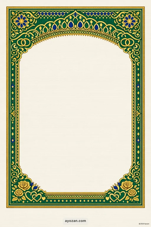 Eastern Anniversary · Classic — East Indian Muslim Traditional Anniversary invitation card design from Ayozan