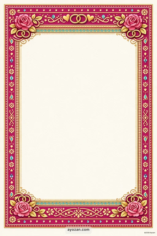 Eastern Anniversary · Classic — East Indian Traditional Anniversary invitation card design from Ayozan