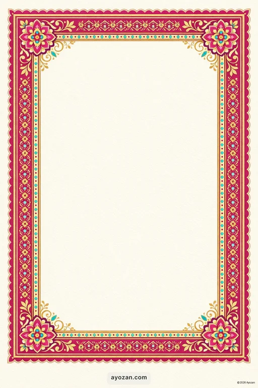 Eastern Housewarming · Classic — East Indian Traditional Housewarming invitation card design from Ayozan