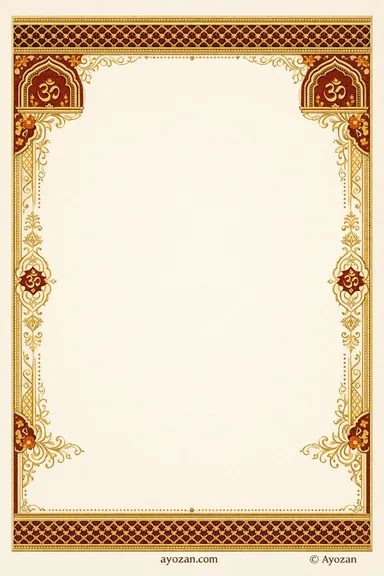 Rajasthani Sangeet · Classic — Rajasthani Heritage invitation card design