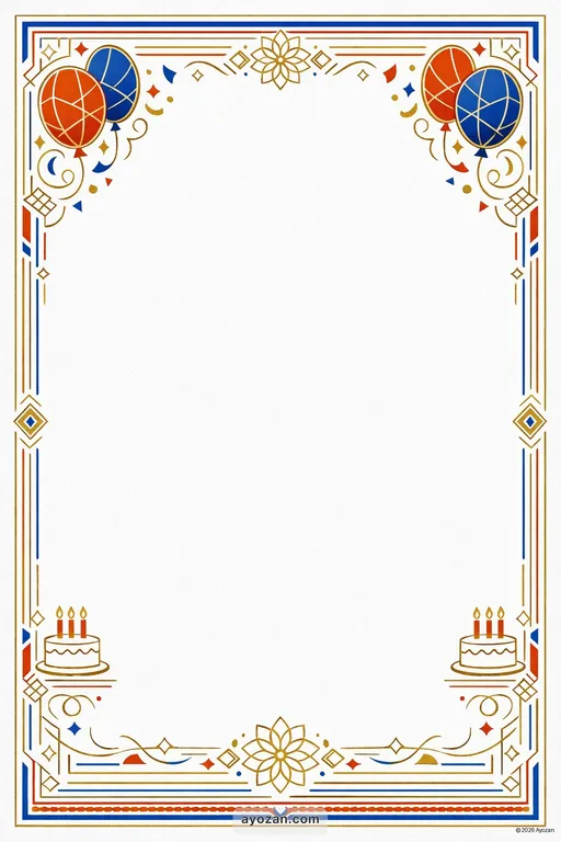 Birthday · Contemporary — Modern Birthday invitation card design from Ayozan