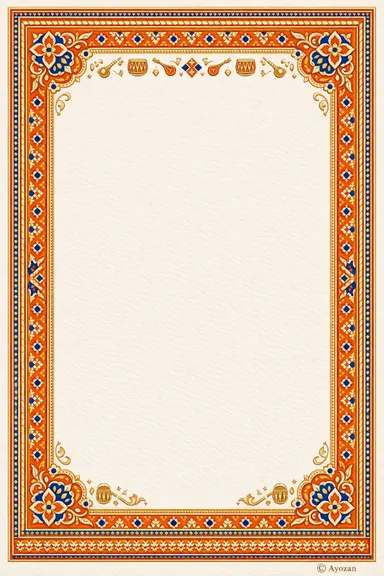 North Indian Sangeet · Classic — Sangeet card design