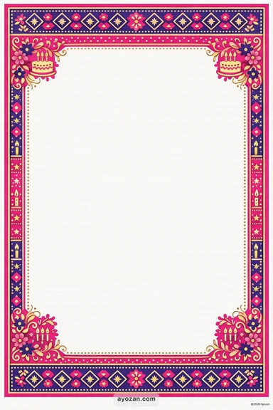 Sindhi Birthday · Contemporary — Birthday card design