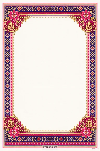 Sindhi Engagement · Contemporary — Engagement card design