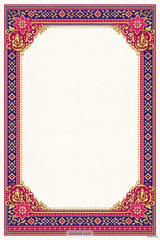 Sindhi Engagement · Contemporary — Sindhi Hindu Modern Engagement invitation card design from Ayozan