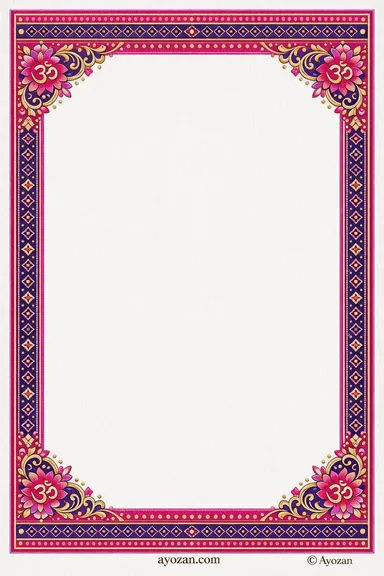 Sindhi Sangeet · Contemporary — Sangeet card design