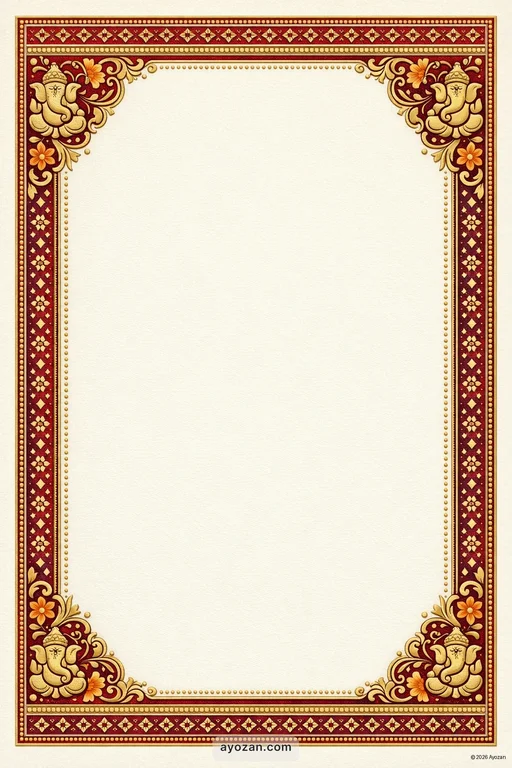 Sindhi Corporate · Classic — Sindhi Hindu Traditional Corporate Gala invitation card design from Ayozan