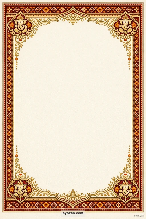 Sindhi Prayer Meeting · Classic — Sindhi Hindu Traditional Prayer Meeting invitation card design from Ayozan