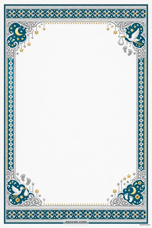 Sindhi Baby Shower · Contemporary — Sindhi Muslim Modern Baby Shower invitation card design from Ayozan