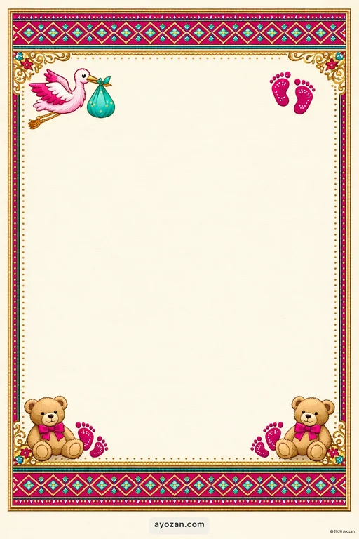 Sindhi Baby Shower · Classic — Sindhi Traditional Baby Shower invitation card design from Ayozan