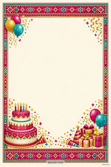 Sindhi Birthday · Classic — Birthday card design