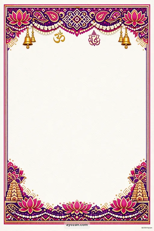 Tamil Prayer Meeting · Contemporary — Tamil Hindu Modern Prayer Meeting invitation card design from Ayozan