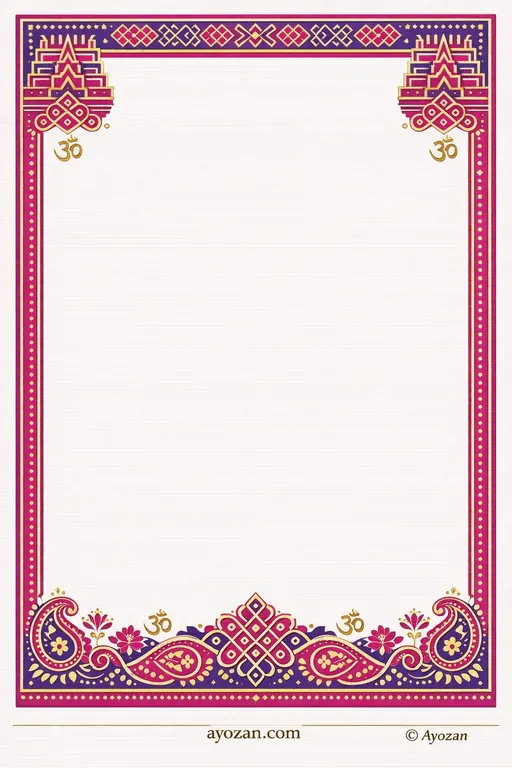 Tamil Reception · Contemporary — Tamil Hindu Modern Reception invitation card design from Ayozan