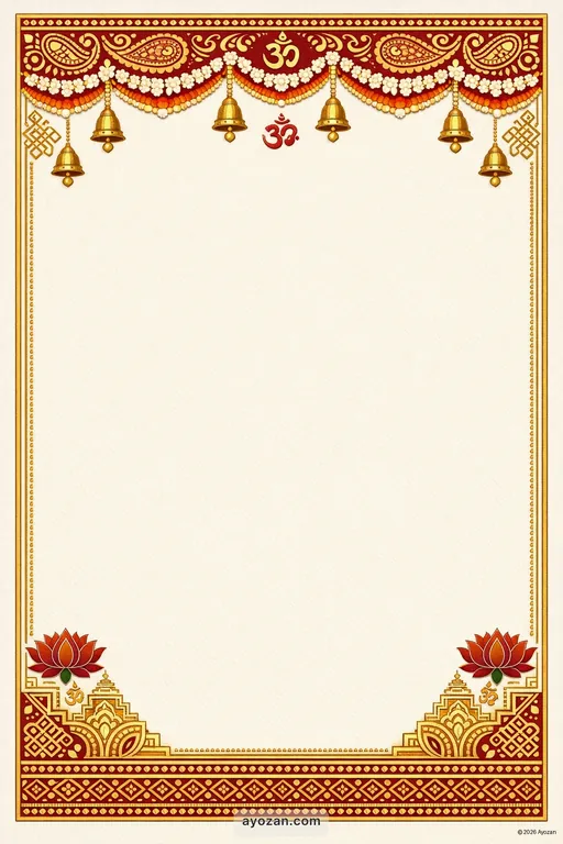 Tamil Corporate · Classic — Tamil Hindu Traditional Corporate Gala invitation card design from Ayozan