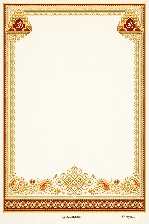Tamil Haldi · Classic — Tamil Hindu Traditional Haldi invitation card design from Ayozan