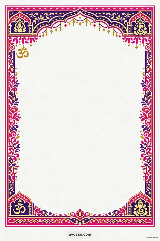 Andhra Housewarming · Contemporary — Telugu Hindu Modern Housewarming invitation card design from Ayozan