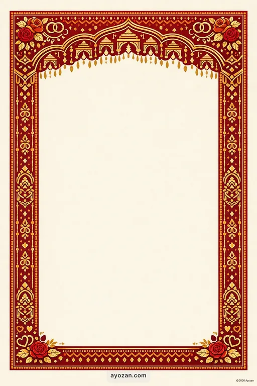 Andhra Anniversary · Classic — Telugu Hindu Traditional Anniversary invitation card design from Ayozan