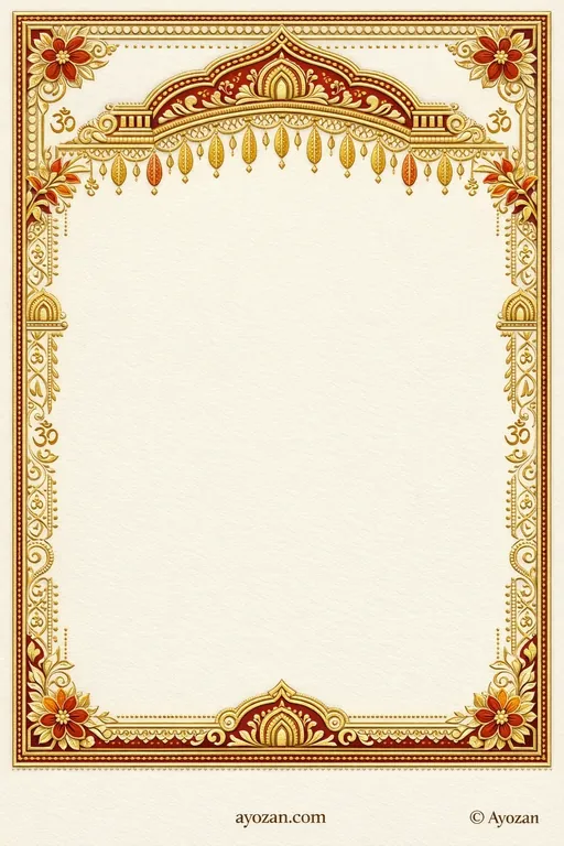 Andhra Sangeet · Classic — Telugu Hindu Traditional Sangeet invitation card design from Ayozan