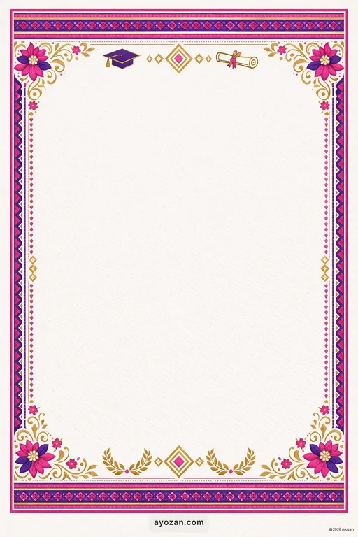 Northeast Graduation · Contemporary — Northeast Indian Hindu Modern Graduation invitation card design from Ayozan