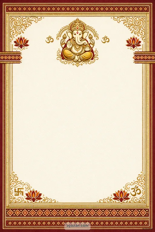 Northeast Wedding · Classic — Northeast Indian Hindu Traditional Wedding invitation card design from Ayozan