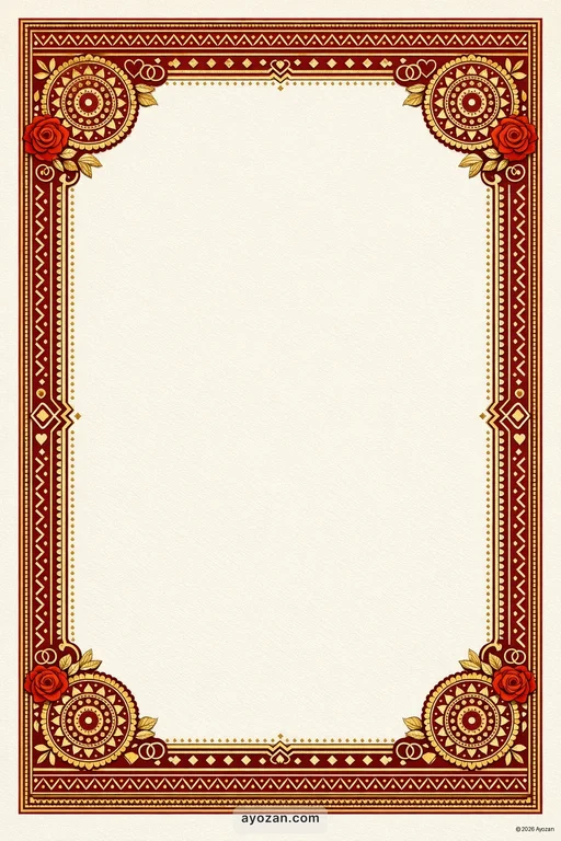 Uttarakhand Anniversary · Classic — Uttarakhandi Hindu Traditional Anniversary invitation card design from Ayozan