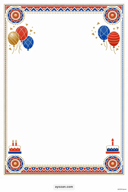 Uttarakhand Birthday · Contemporary — Uttarakhandi Modern Birthday invitation card design from Ayozan