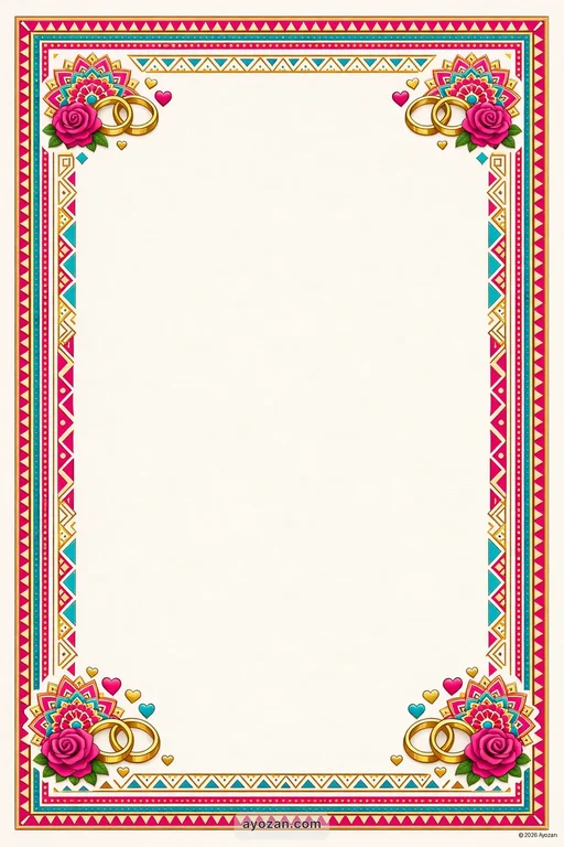 Uttarakhand Anniversary · Classic — Uttarakhandi Traditional Anniversary invitation card design from Ayozan
