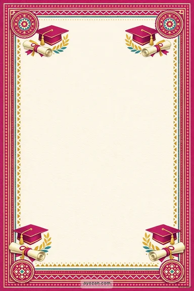 Uttarakhand Graduation · Classic — Graduation invitation card design