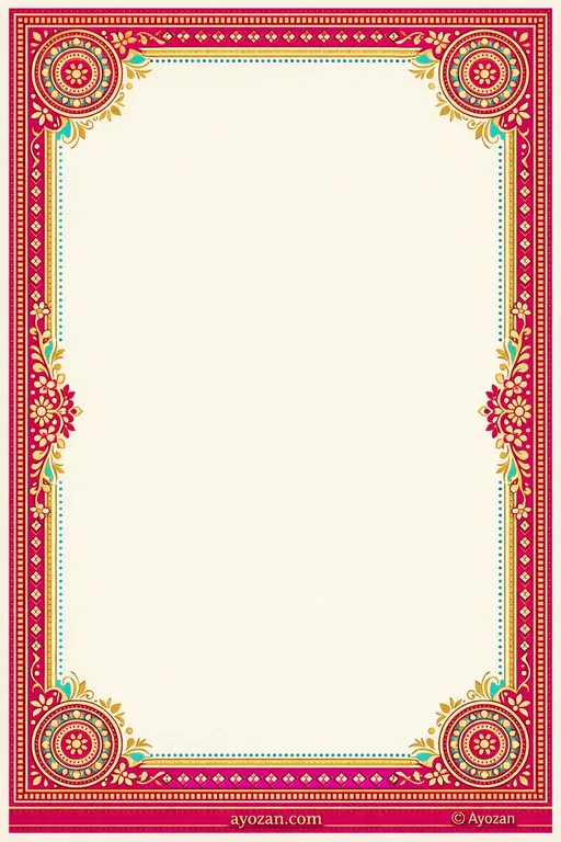 Uttarakhand Reception · Classic — Uttarakhandi Traditional Reception invitation card design from Ayozan