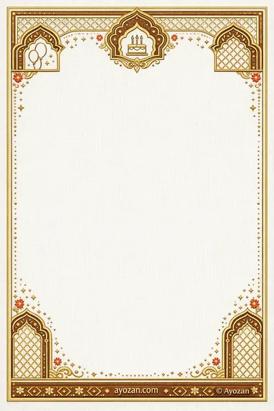 Rajasthani Birthday · Floral — Birthday card design