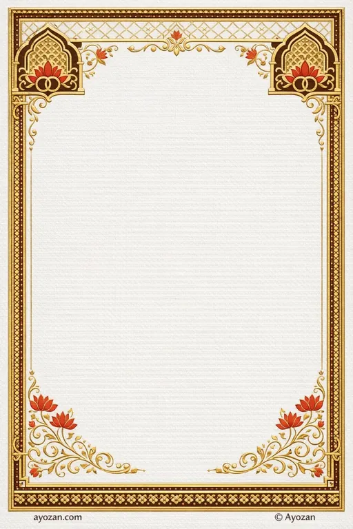 Rajasthani Anniversary · Ornate — Rajasthani Hindu Ornate Anniversary invitation card design from Ayozan
