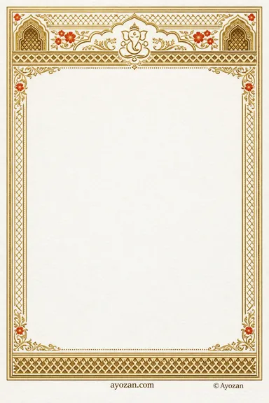 Rajasthani Mehndi · Ornate — Mehndi card design