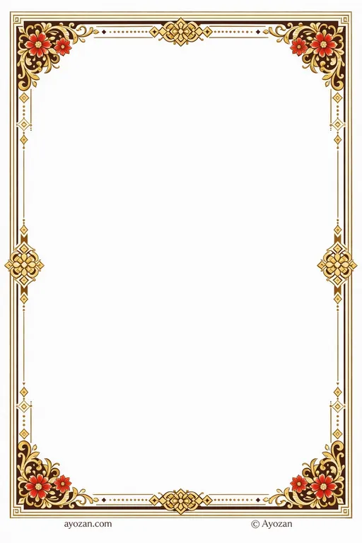 Anniversary · Ornate — Ornate Anniversary invitation card design from Ayozan