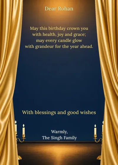 Royal Navy — Birthday design