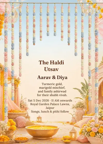 Pastel Haldi — Haldi design