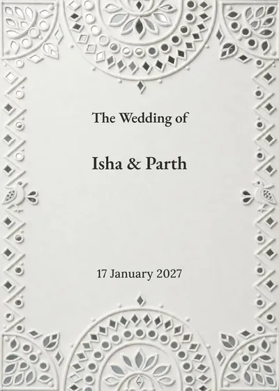 Lippan Mirror Wedding — Wedding design