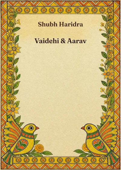 Mithila Turmeric — Haldi design