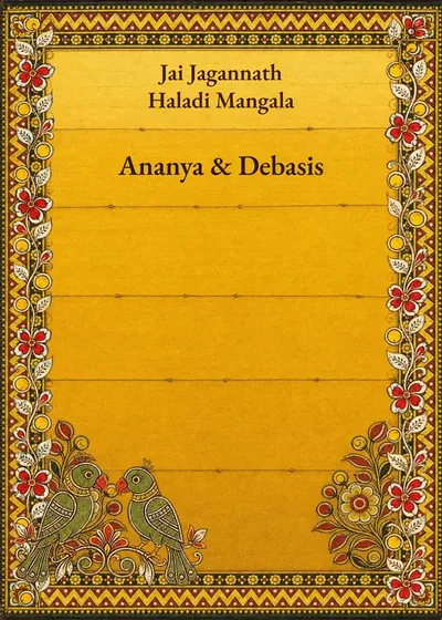 Patta Haladi — Haldi design